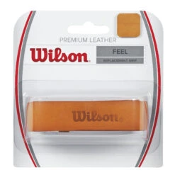 Wilson Premium Leather Replacement Grip 1 Pack - Brown