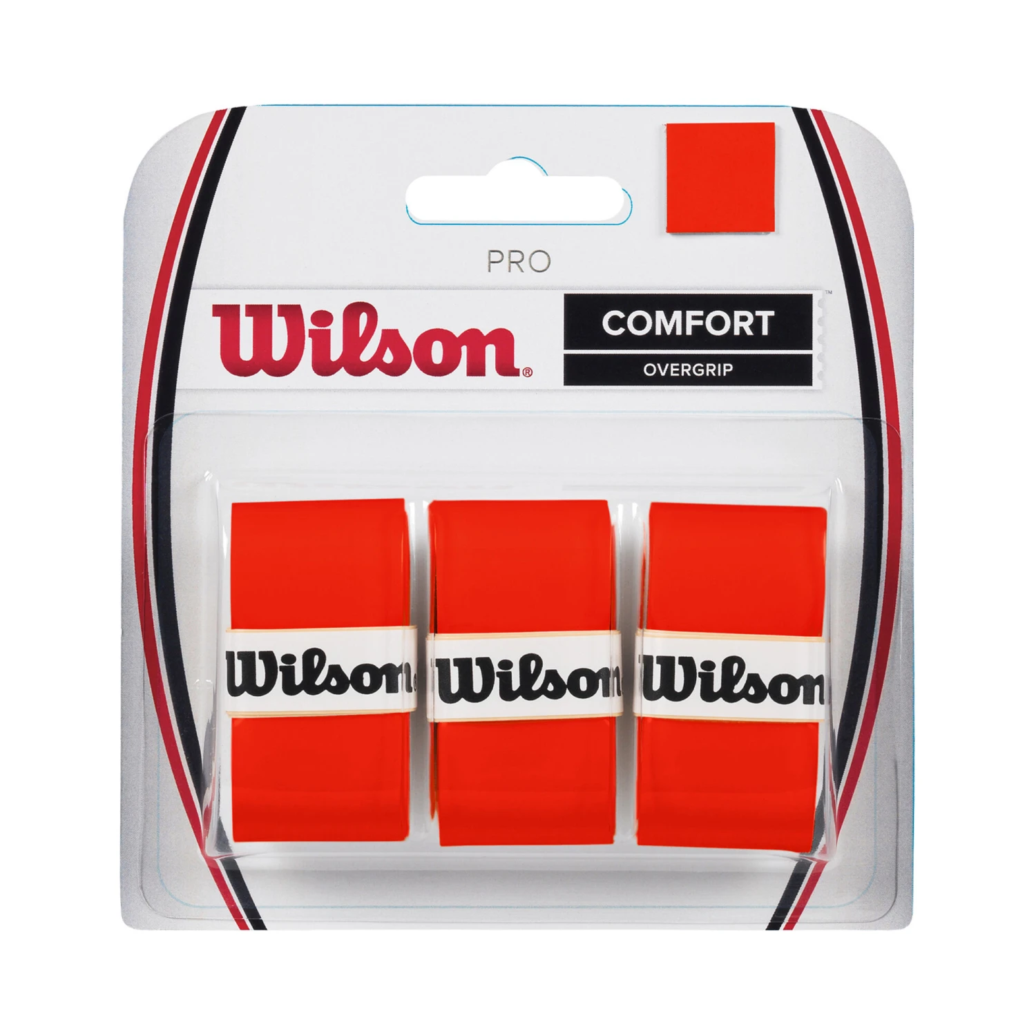 Wilson Burn Pro Overgrip 3 Pack - Orange