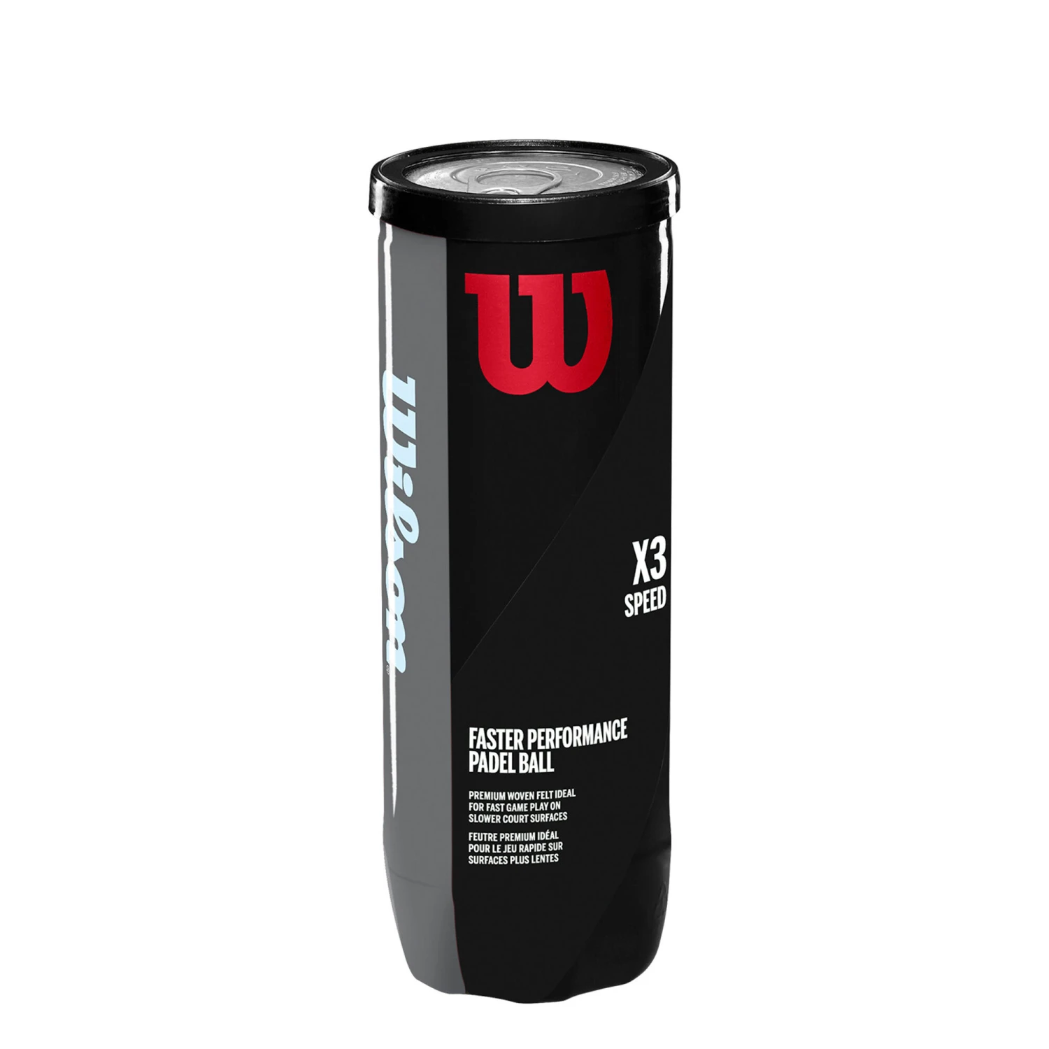 Wilson Padel X3 Speed Ball 3 Ball Tube - Image 2