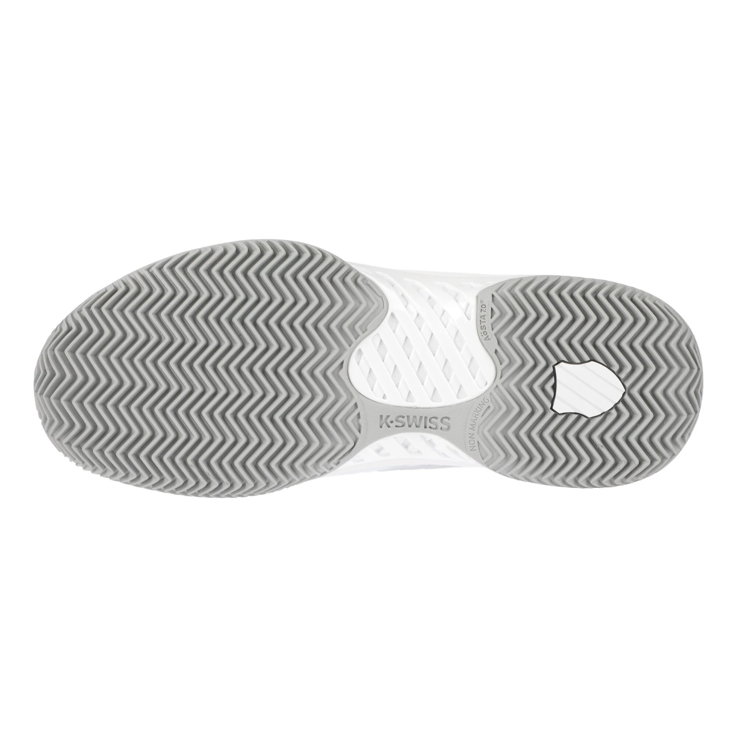 K-Swiss Hypercourt Express Clay Court Shoe Women - White, Lightgrey - Image 3