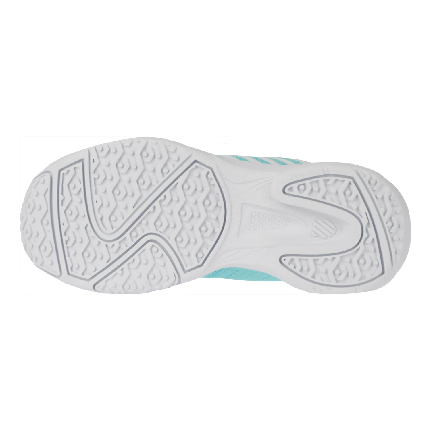 K-Swiss Express Court Omni Clay Court Shoe Kids - Turquoise, Pink - Image 3
