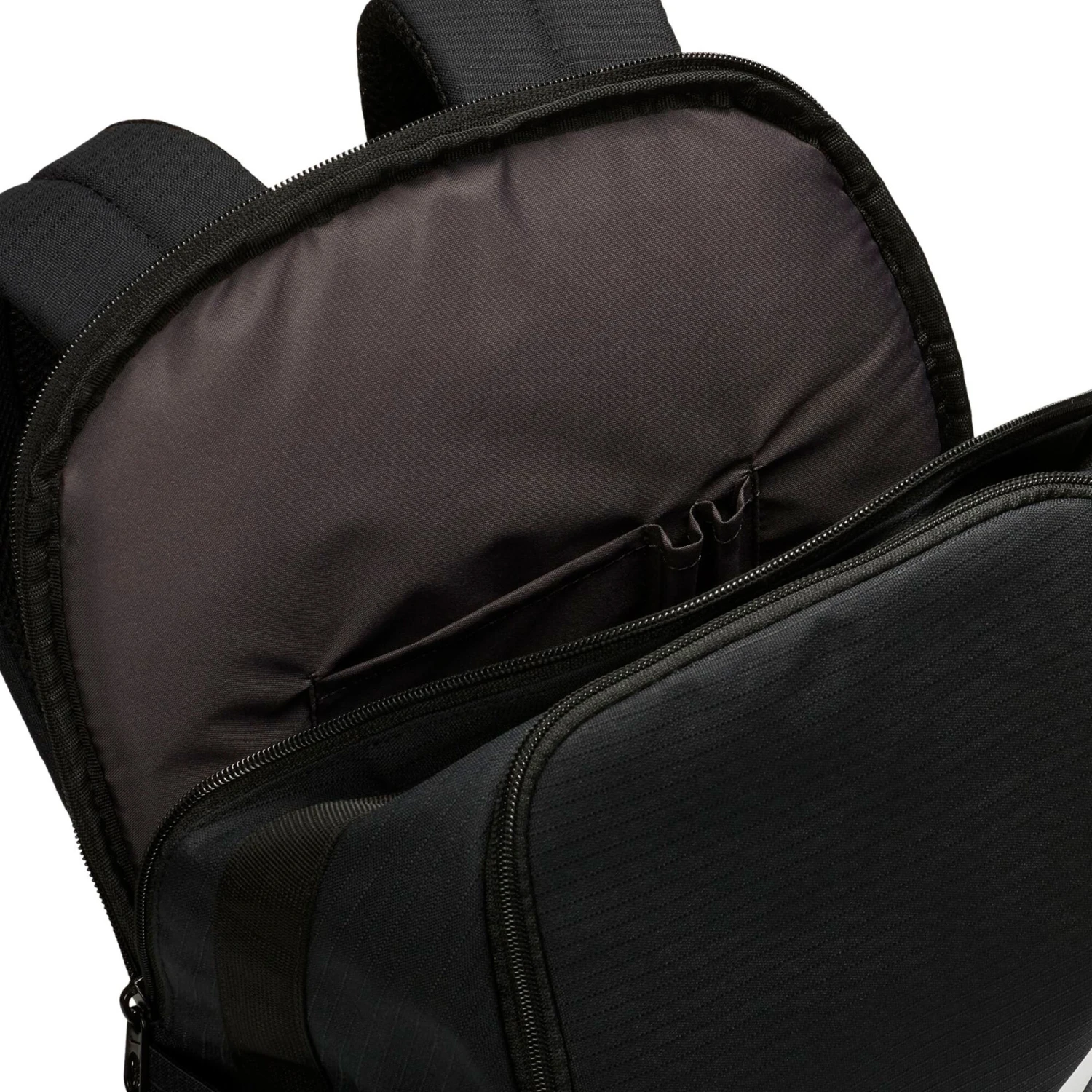 Nike Brasilia Backpack - Black, White - Image 3