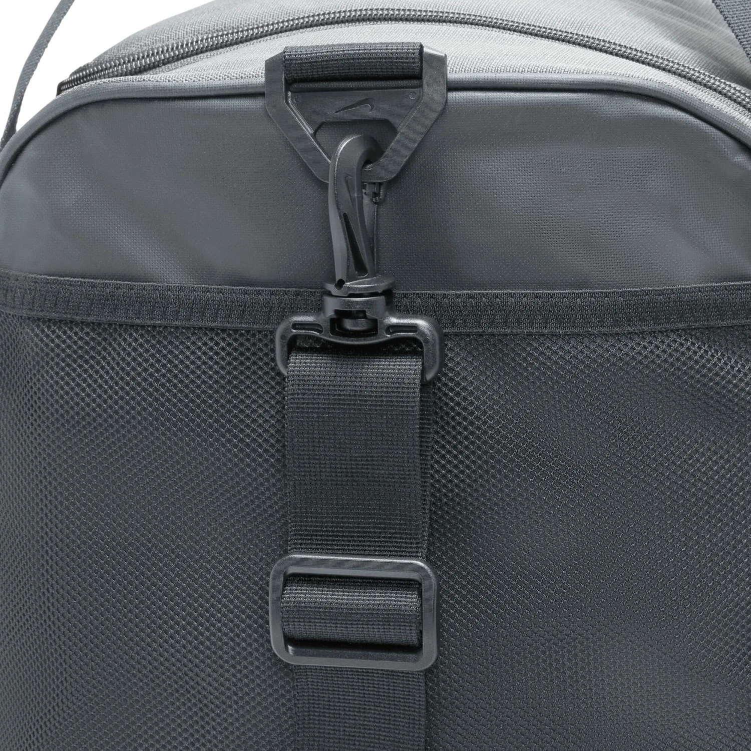 Nike Brasilia 9.5 Sports Bag - Grey - Image 6