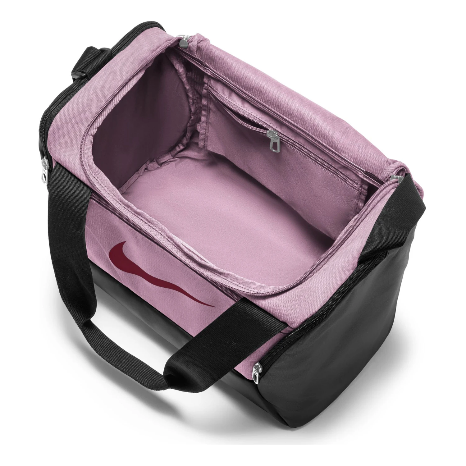 Nike Brasilia 9.5 Sports Bag - Lilac, Black - Image 7