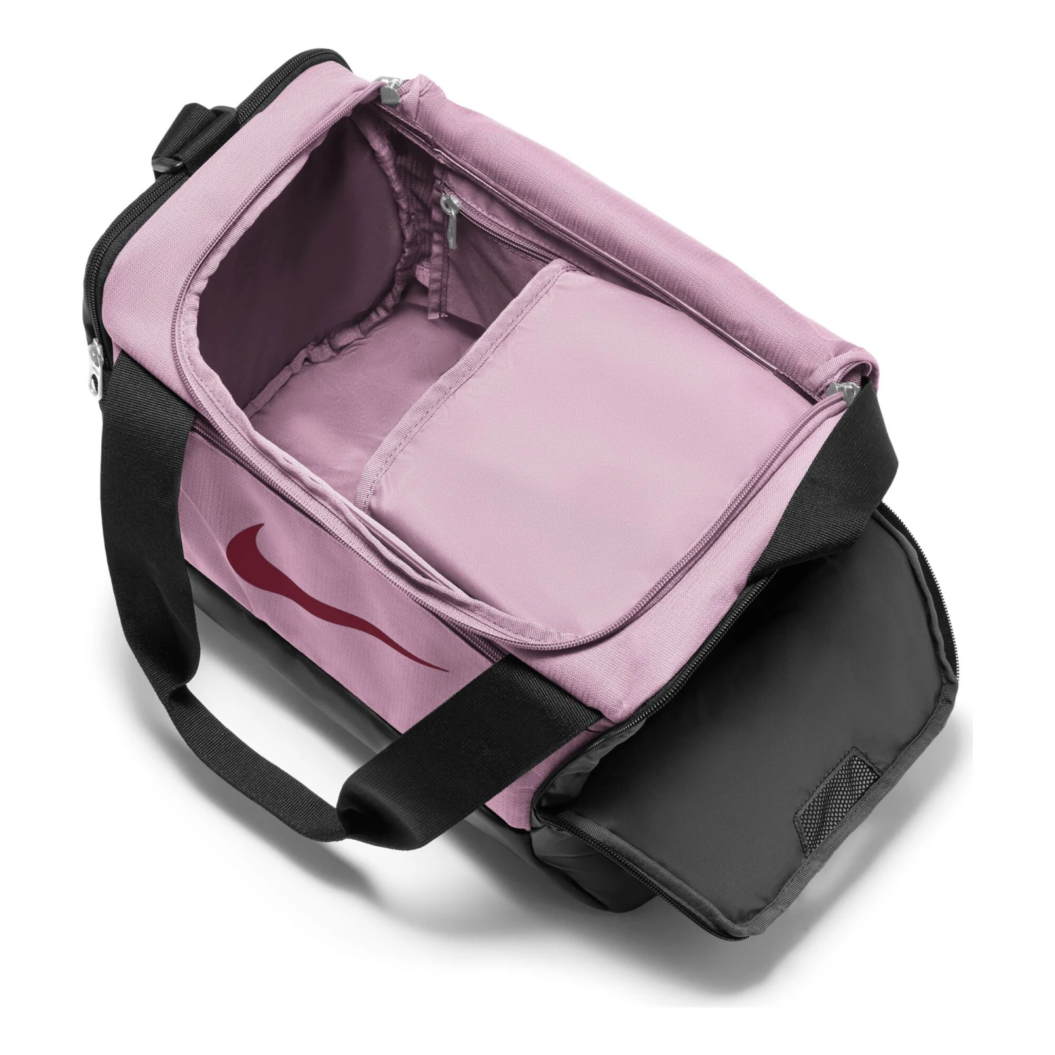 Nike Brasilia 9.5 Sports Bag - Lilac, Black - Image 5