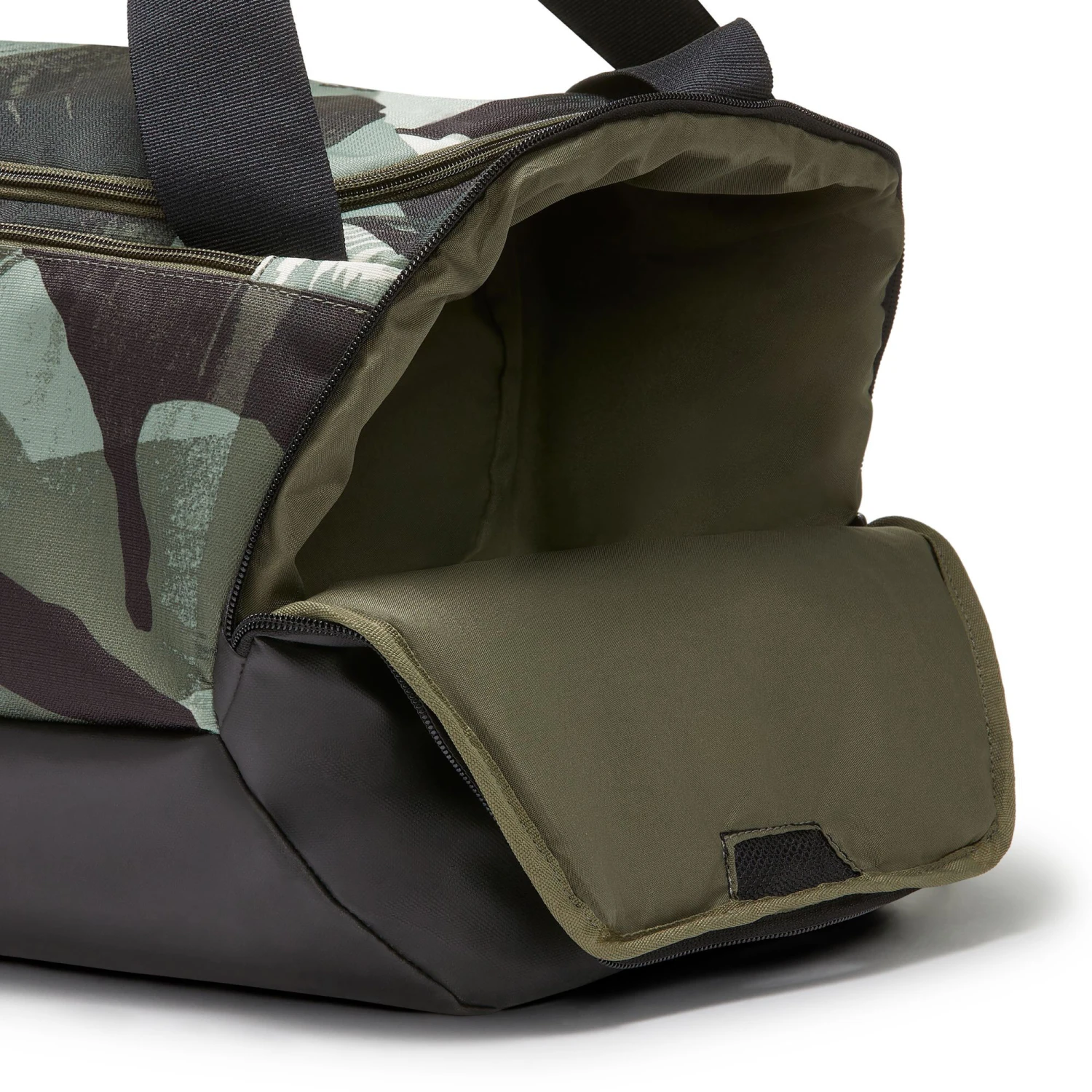 Nike Brasilia Sports Bag - Olive, Black - Image 3