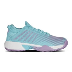 K-Swiss Hypercourt Supreme Clay Court Shoe Women - Light Blue, Lilac