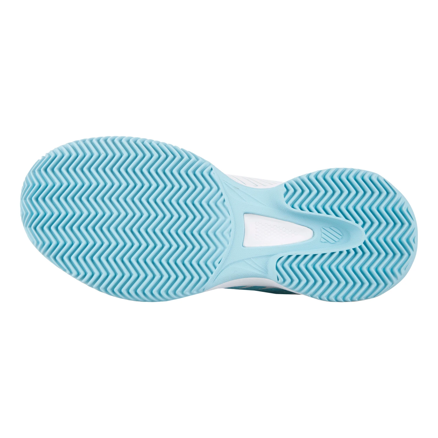 K-Swiss Court Express Clay Court Shoe Women - White, Light Blue - Image 4