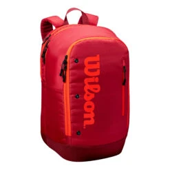 Wilson Tour Backpack - Dark Red, Orange
