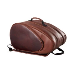 Wilson Leather Padel Racket Bag - Brown