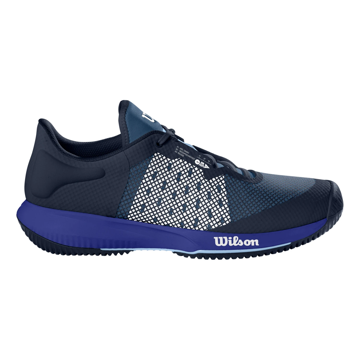 Wilson Kaos Swift All Court Shoe Women - Dark Blue, Blue