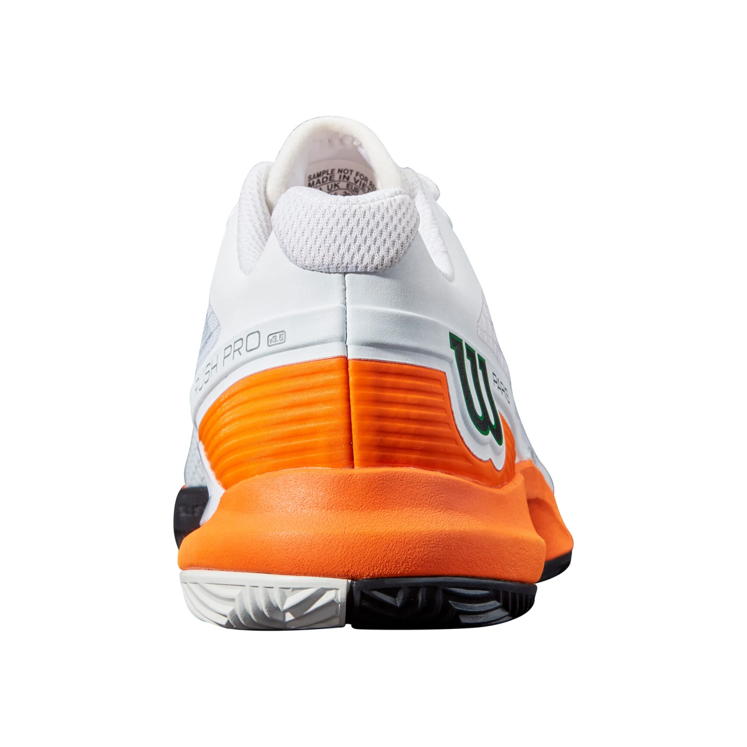 Wilson Rush Pro 3.5 Clay Paris Clay Court Shoe Women - White, Orange - Image 6