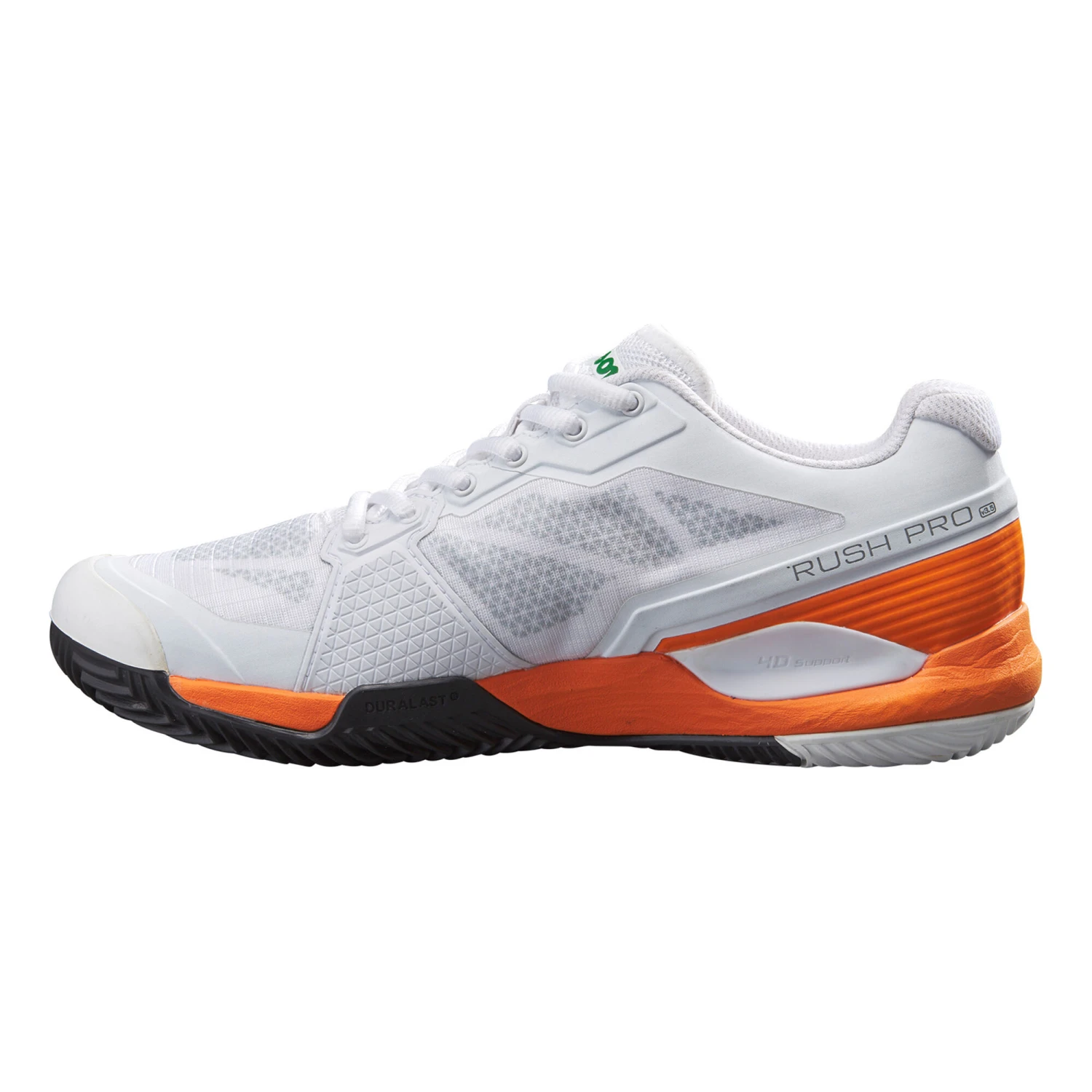 Wilson Rush Pro 3.5 Clay Paris Clay Court Shoe Women - White, Orange - Image 2