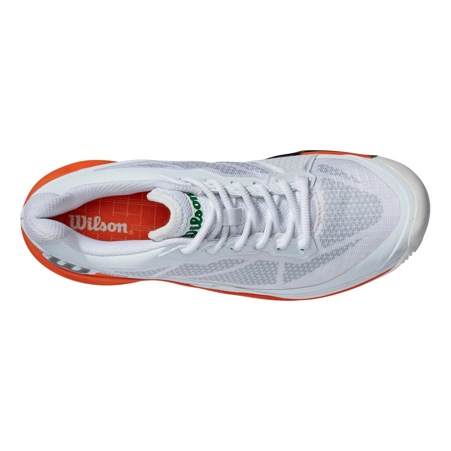 Wilson Rush Pro 3.5 Clay Paris Clay Court Shoe Women - White, Orange - Image 3