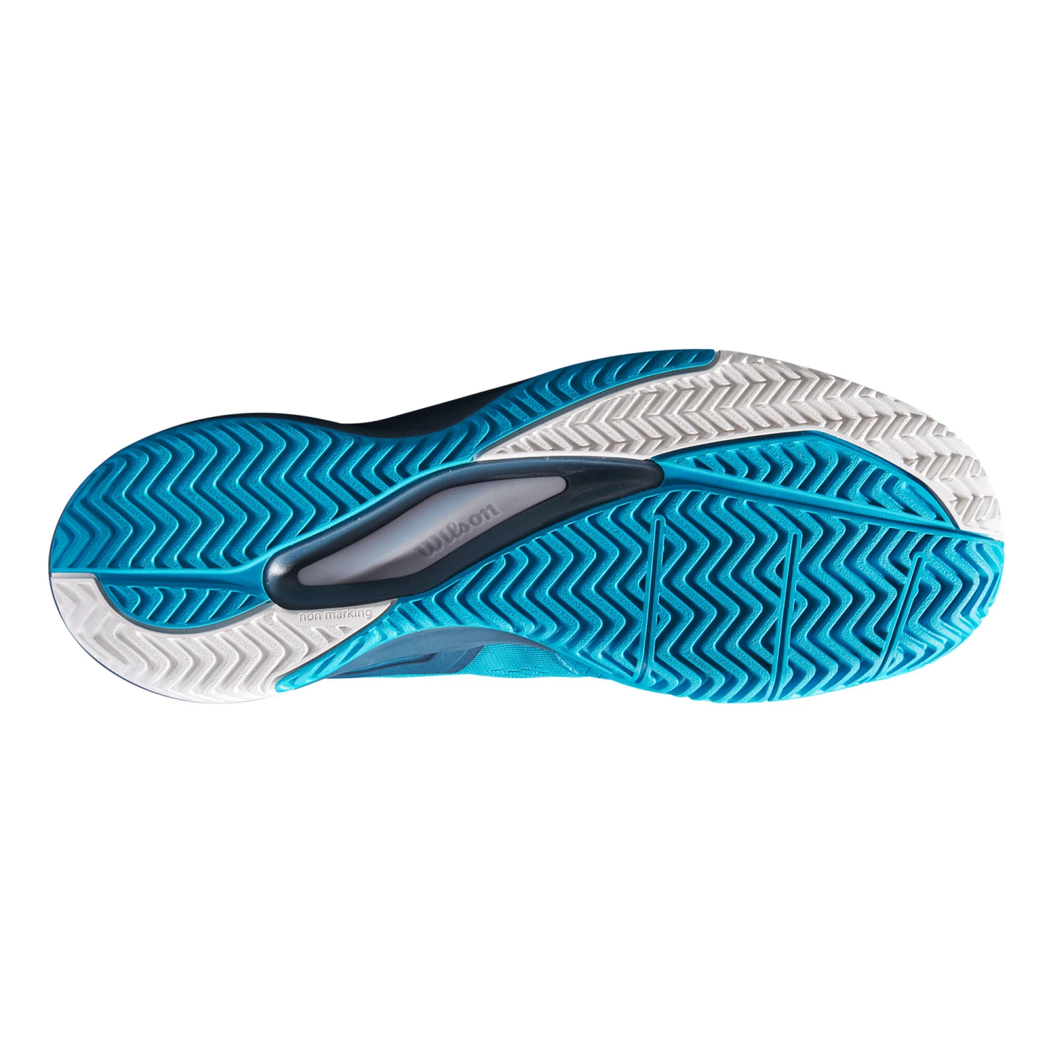 Wilson Rush Pro 3.5 All Court Shoe Men - Turquoise, Dark Blue - Image 5