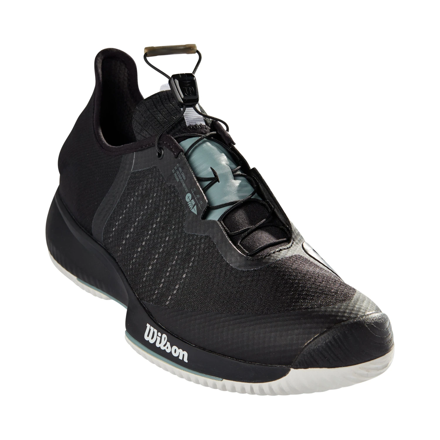 Wilson Kaos Rapide All Court Shoe Men - Black, White - Image 4