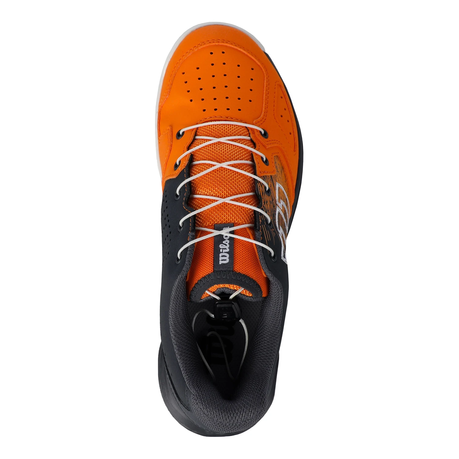 Wilson Kaos All Court Shoe Kids - Orange, Black - Image 3