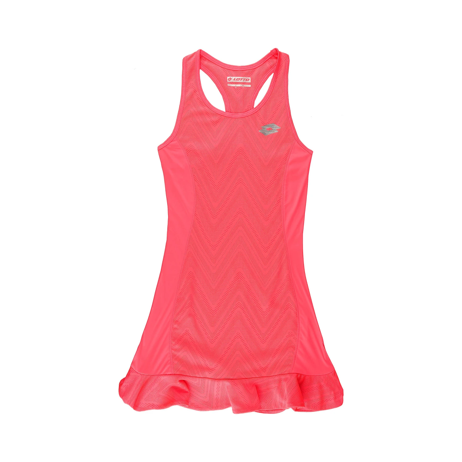 Lotto Nixia IV Dress Girls - Coral, Silver