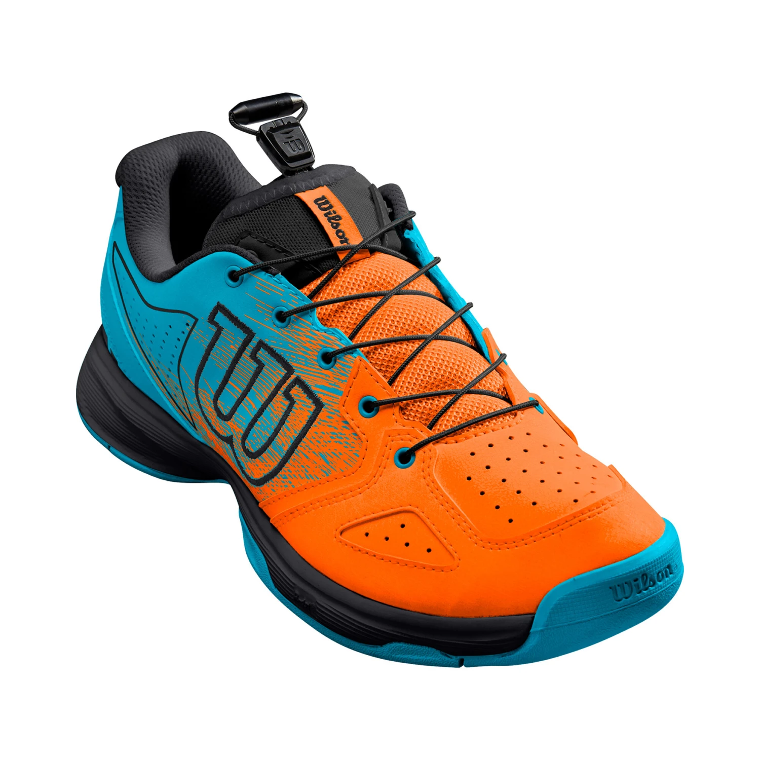 Wilson Kaos Bela Jr. Padel Shoe Kids - Orange, Turquoise - Image 2