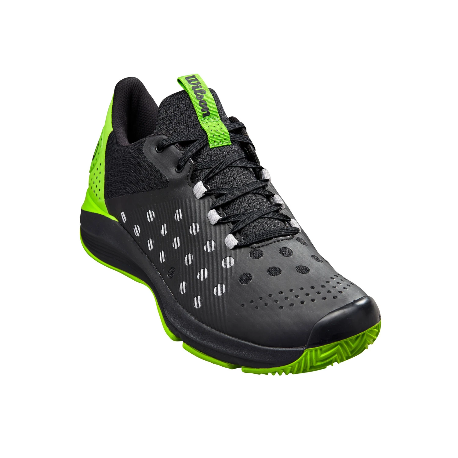 Wilson Hurakn Padel Shoe Men - Black, Neon Green - Image 4