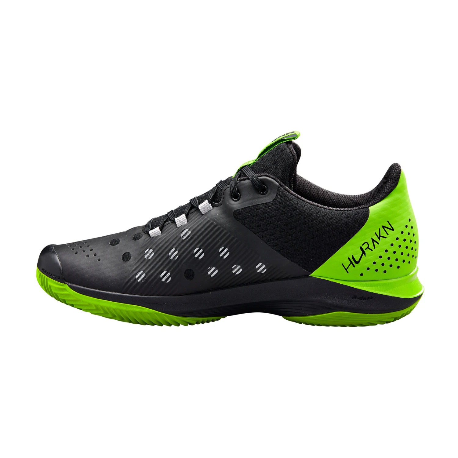 Wilson Hurakn Padel Shoe Men - Black, Neon Green - Image 2