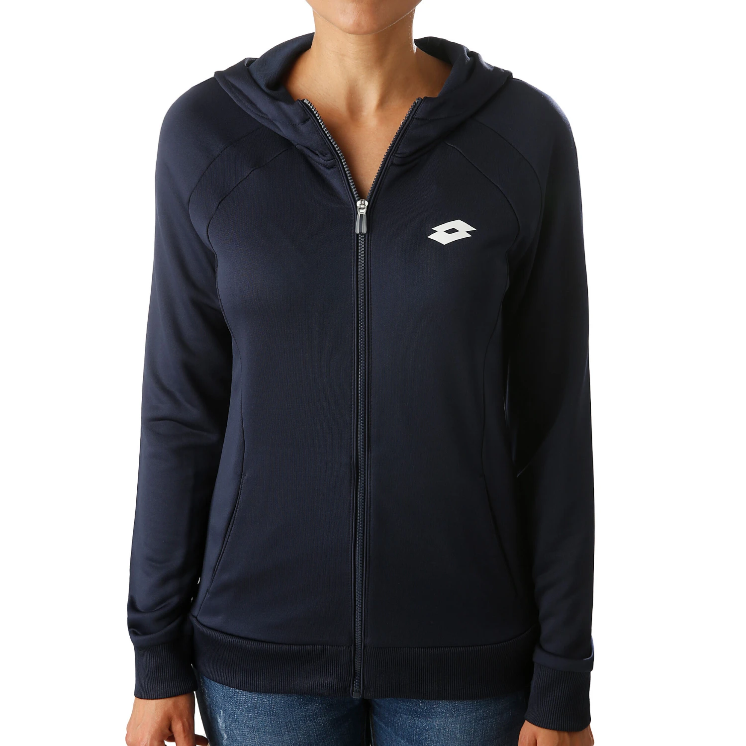 Lotto Squadra PL Training Jacket Women - Dark Blue, White