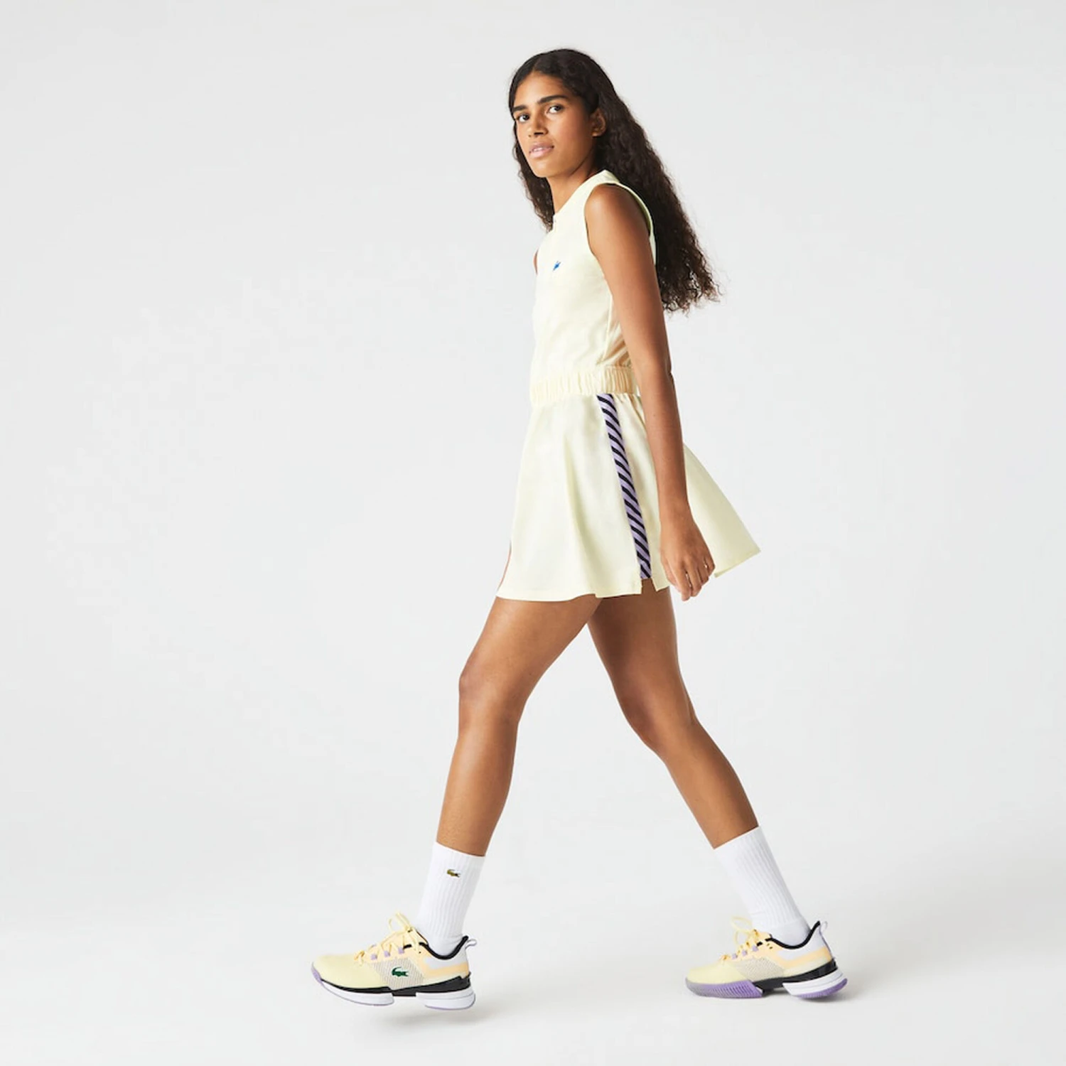 Lacoste Dress Women - Yellow, Violet - Image 7