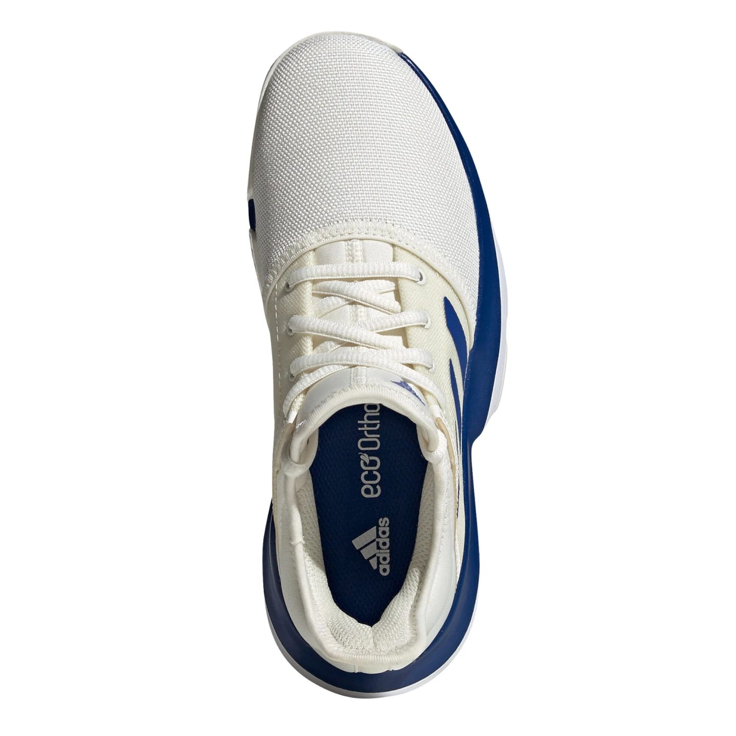 ADIDAS Sole Court All Court Shoe Kids - Cream, Blue - Image 3