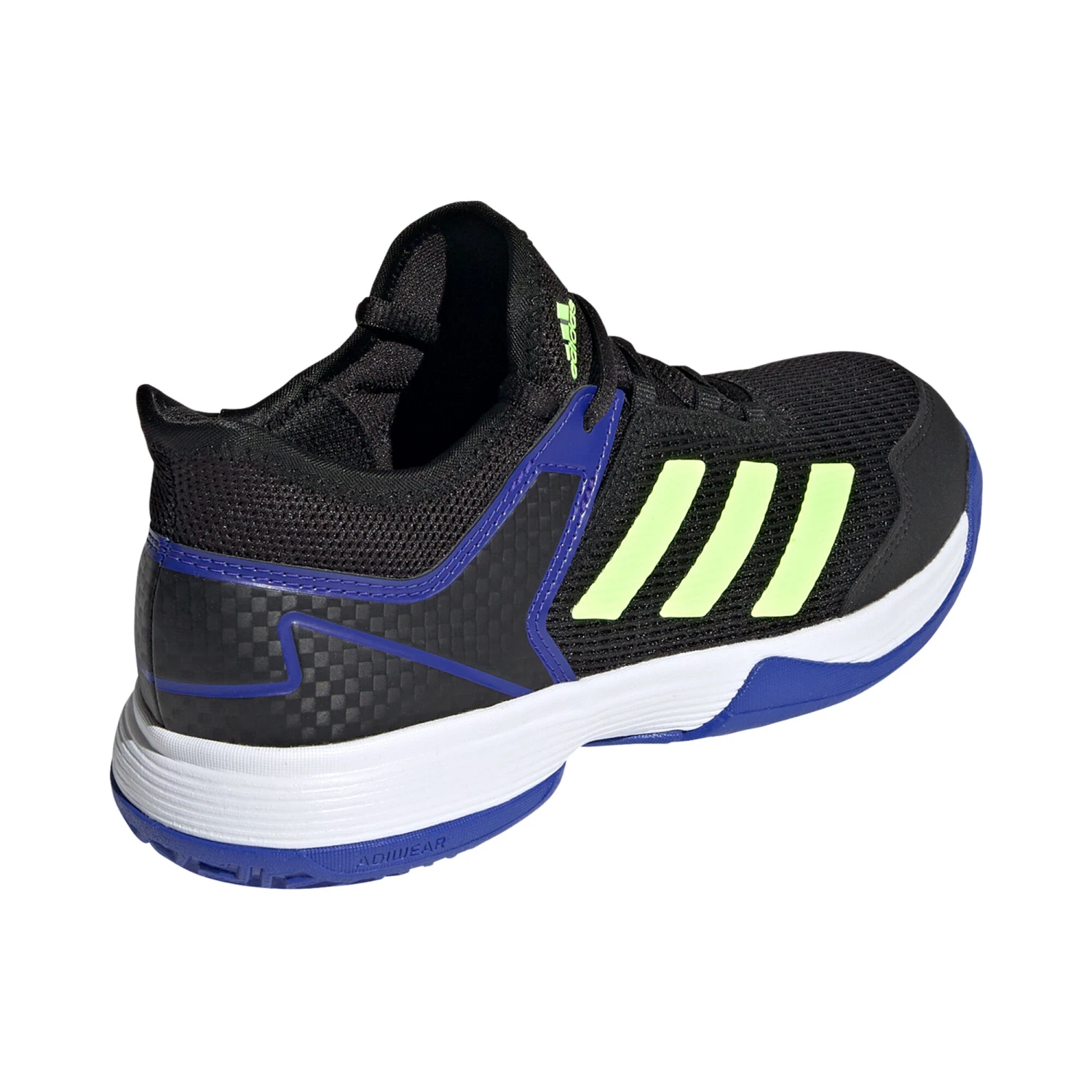 ADIDAS Ubersonic 4k All Court Shoe Kids - Black, Neon Green - Image 5