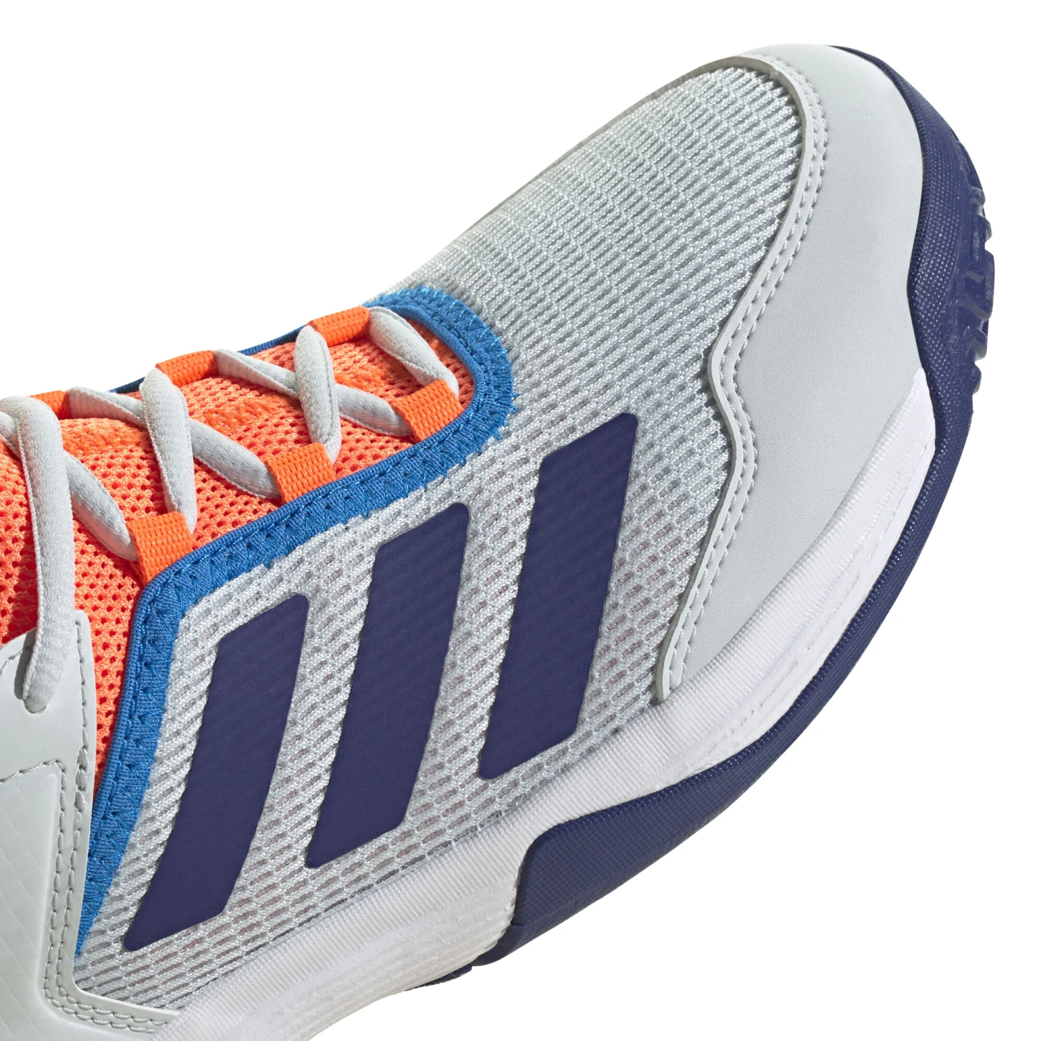 ADIDAS Ubersonic 4 All Court Shoe Kids - White, Blue - Image 9
