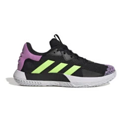 ADIDAS SoleMatch Control All Court Shoe Men - Black, Neon Green
