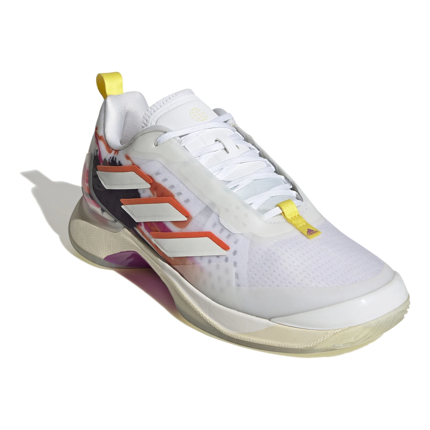 ADIDAS Avacourt All Court Shoe Women - White, Orange - Image 3