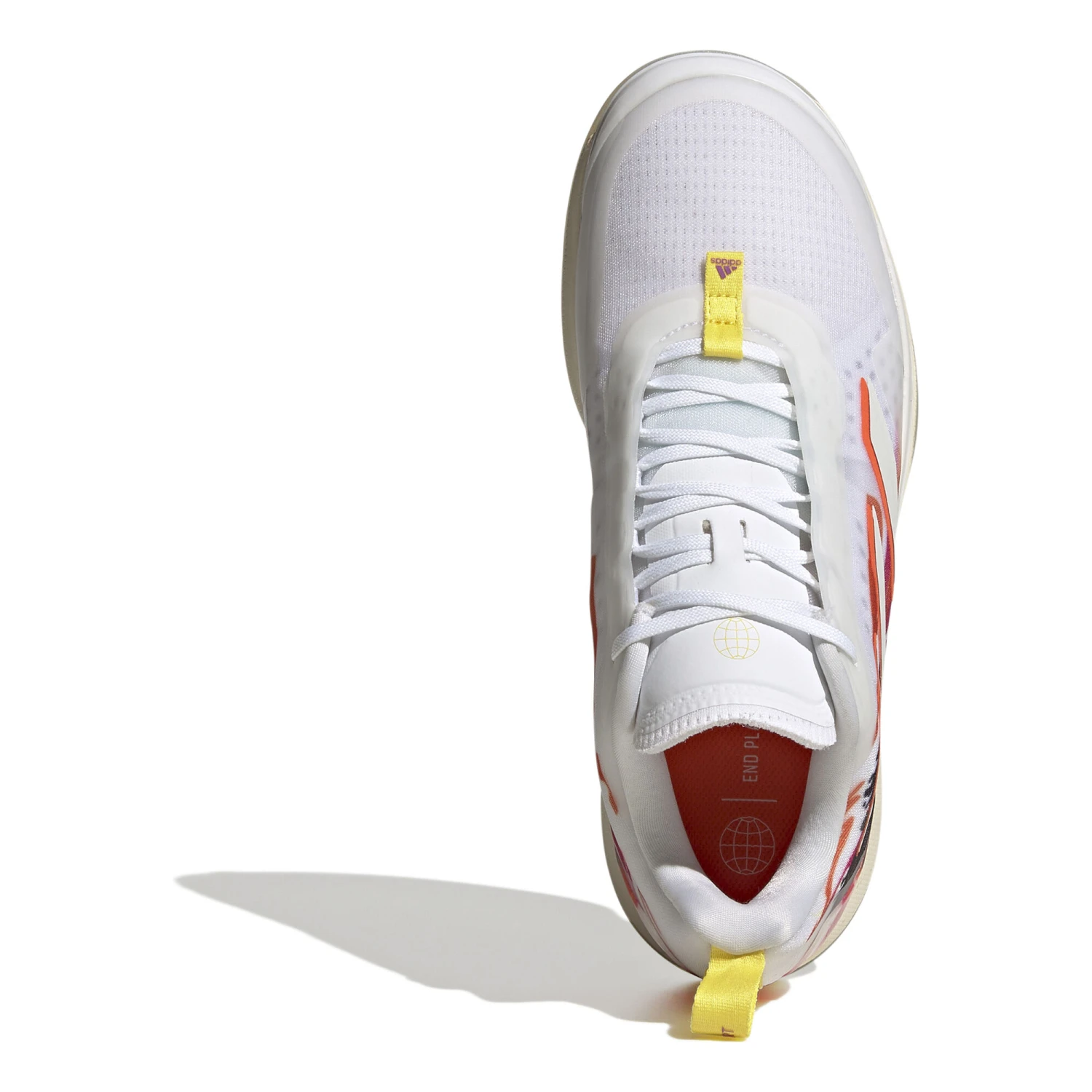 ADIDAS Avacourt All Court Shoe Women - White, Orange - Image 2