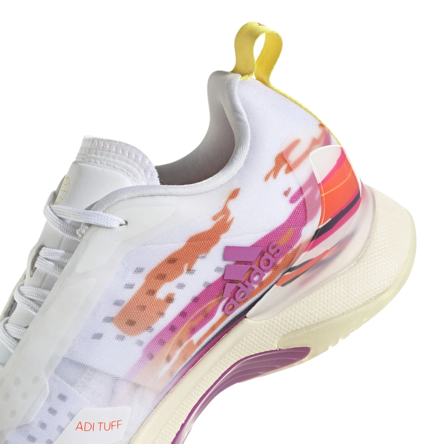 ADIDAS Avacourt All Court Shoe Women - White, Orange - Image 7