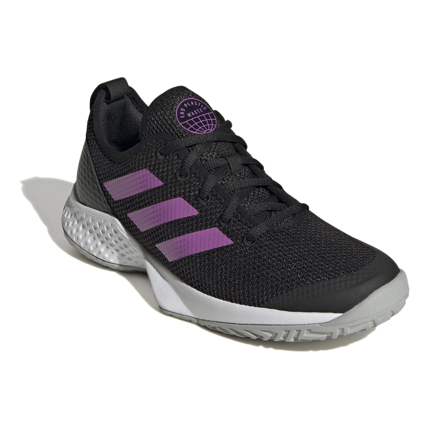 ADIDAS Courtflash All Court Shoe Women - Black, Violet - Image 3