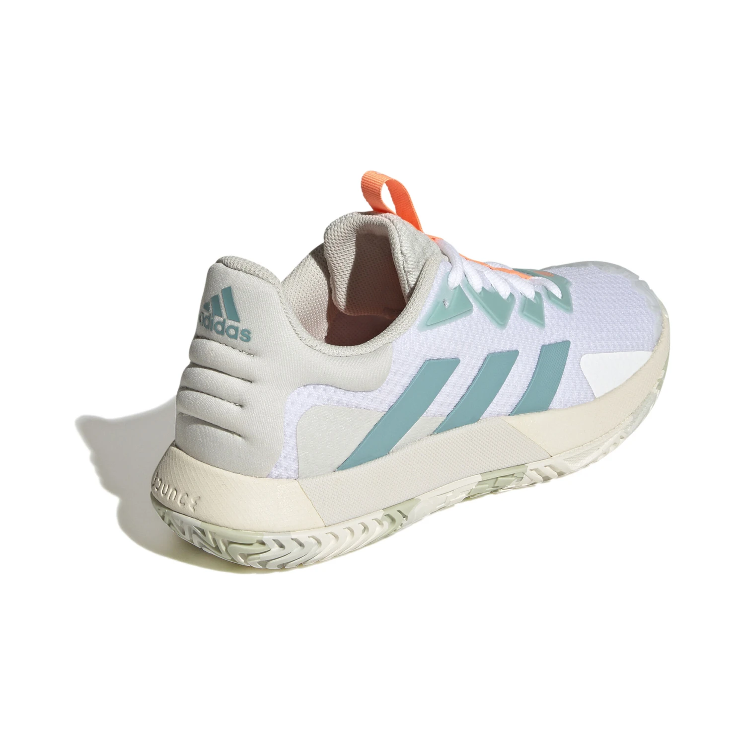 ADIDAS SoleMatch Control All Court Shoe Women - White, Orange - Image 6