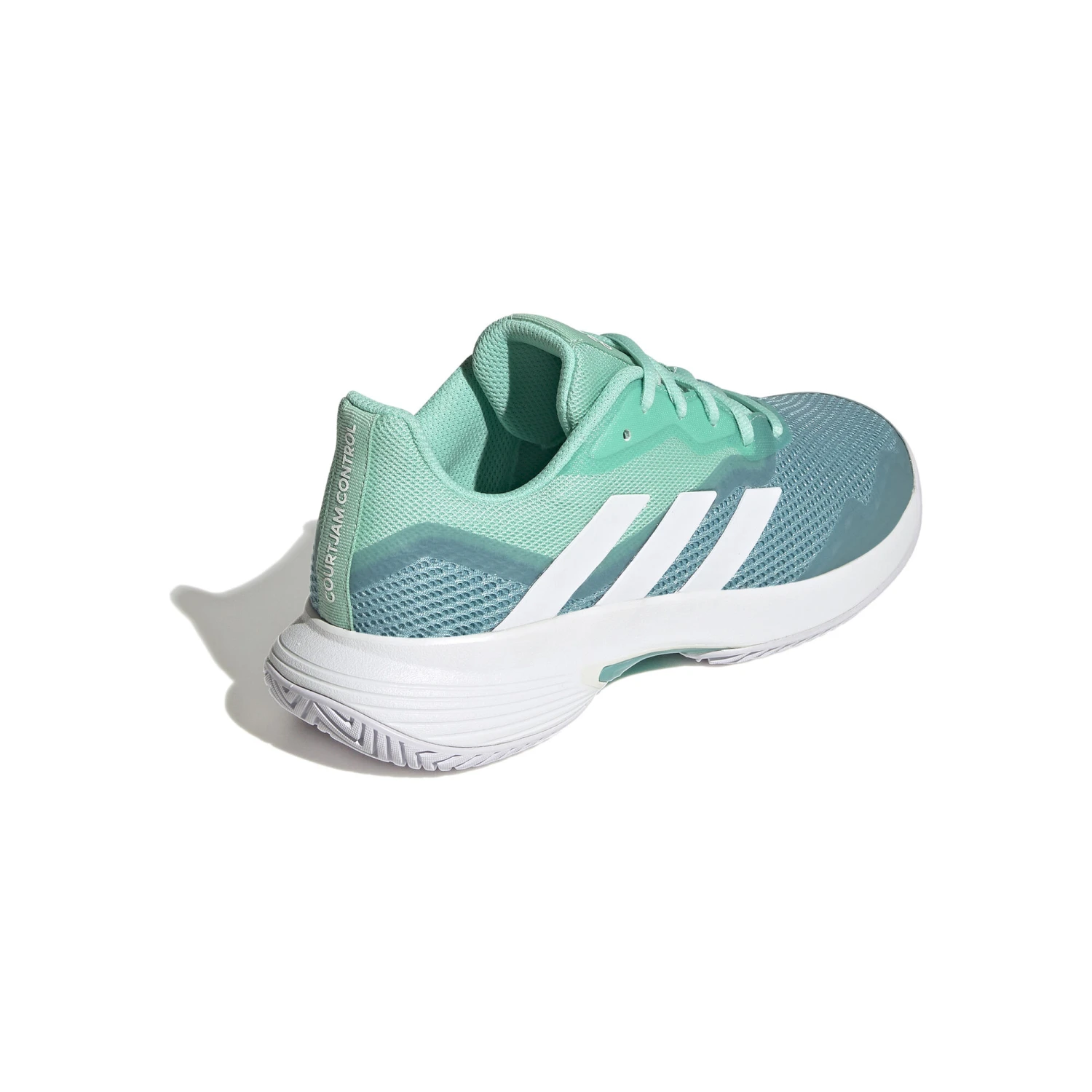 ADIDAS CourtJam Control All Court Shoe Women - Green, White - Image 5