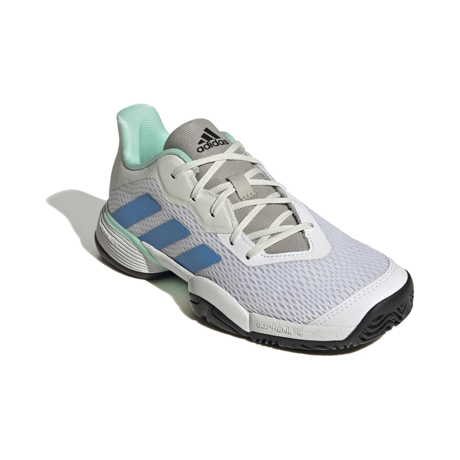 ADIDAS Barricade All Court Shoe Kids - White, Blue - Image 4
