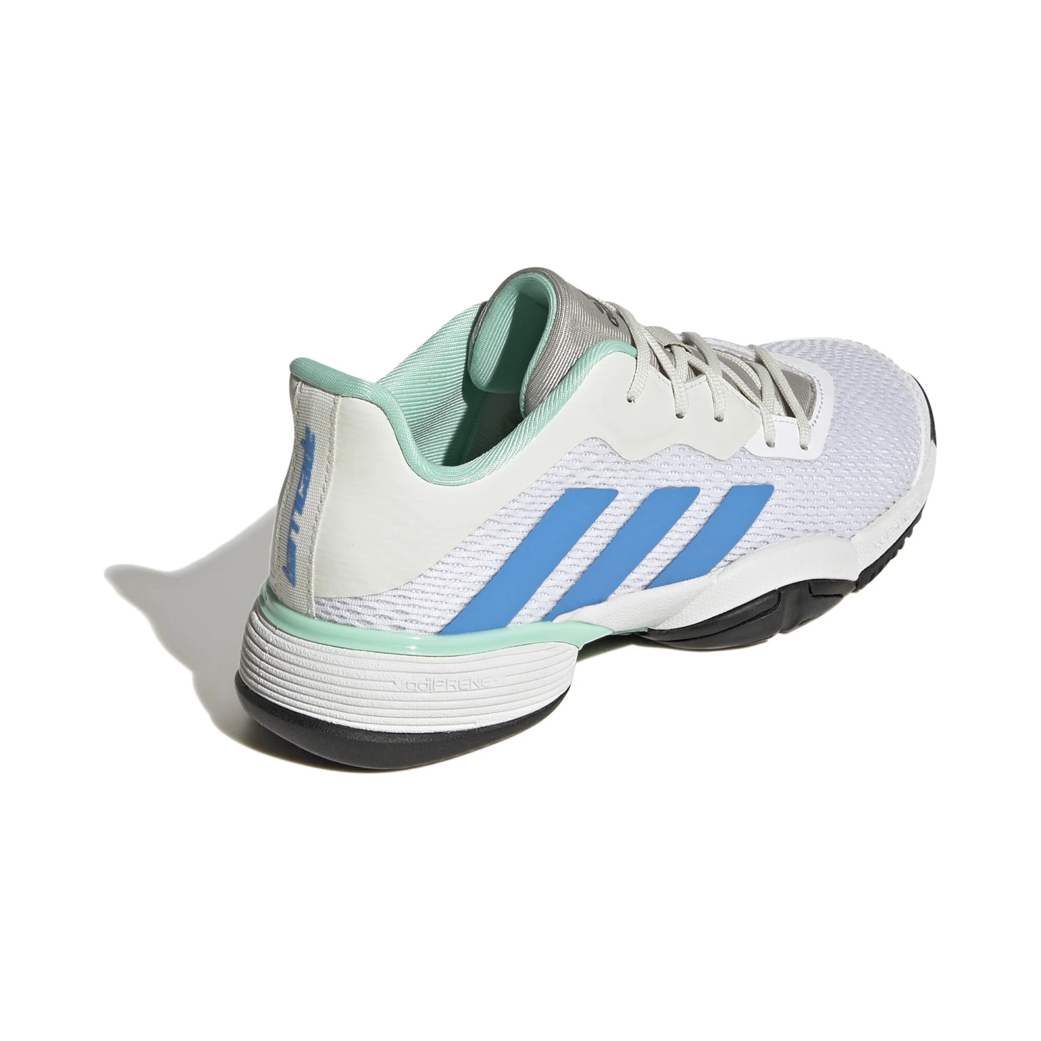 ADIDAS Barricade All Court Shoe Kids - White, Blue - Image 6