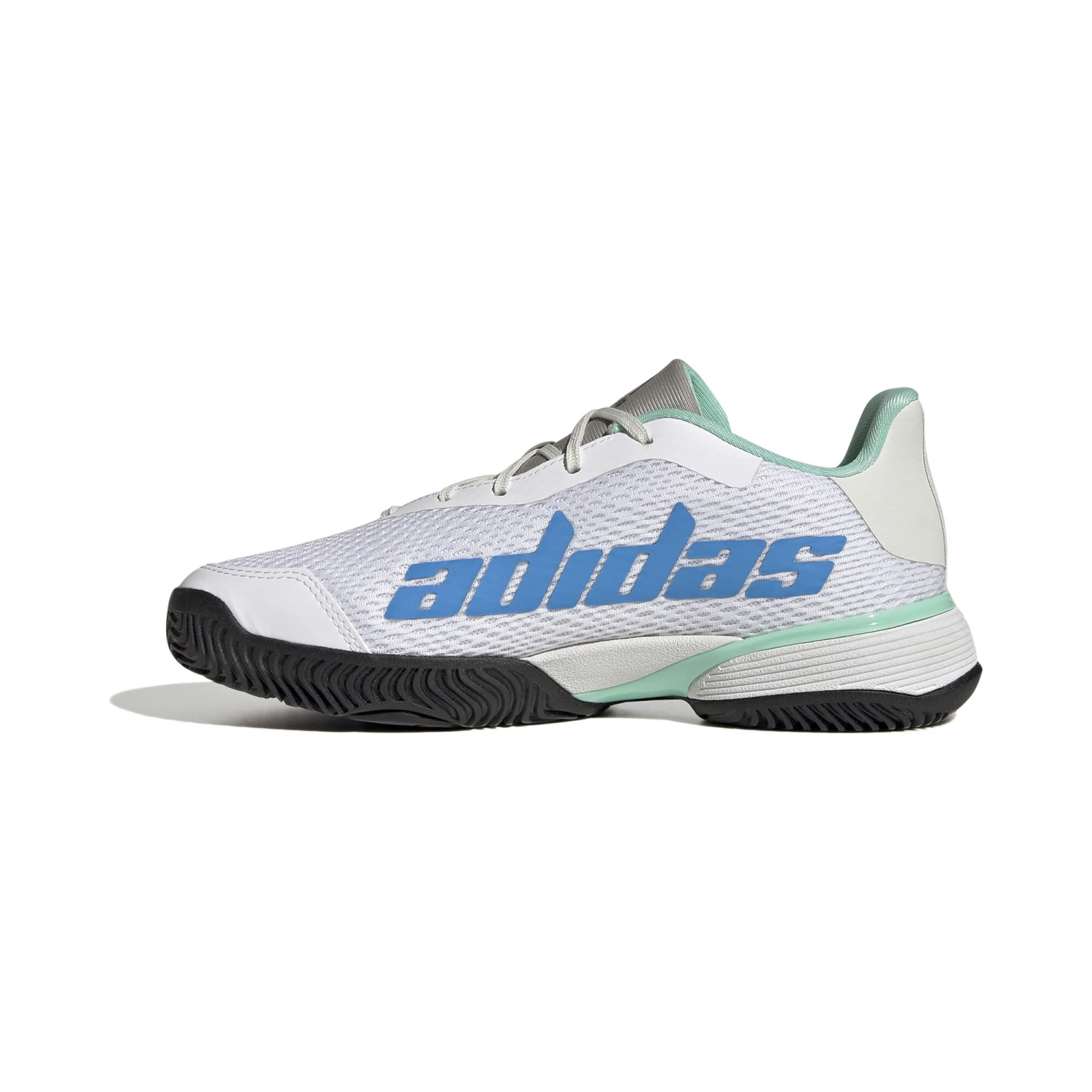 ADIDAS Barricade All Court Shoe Kids - White, Blue - Image 2