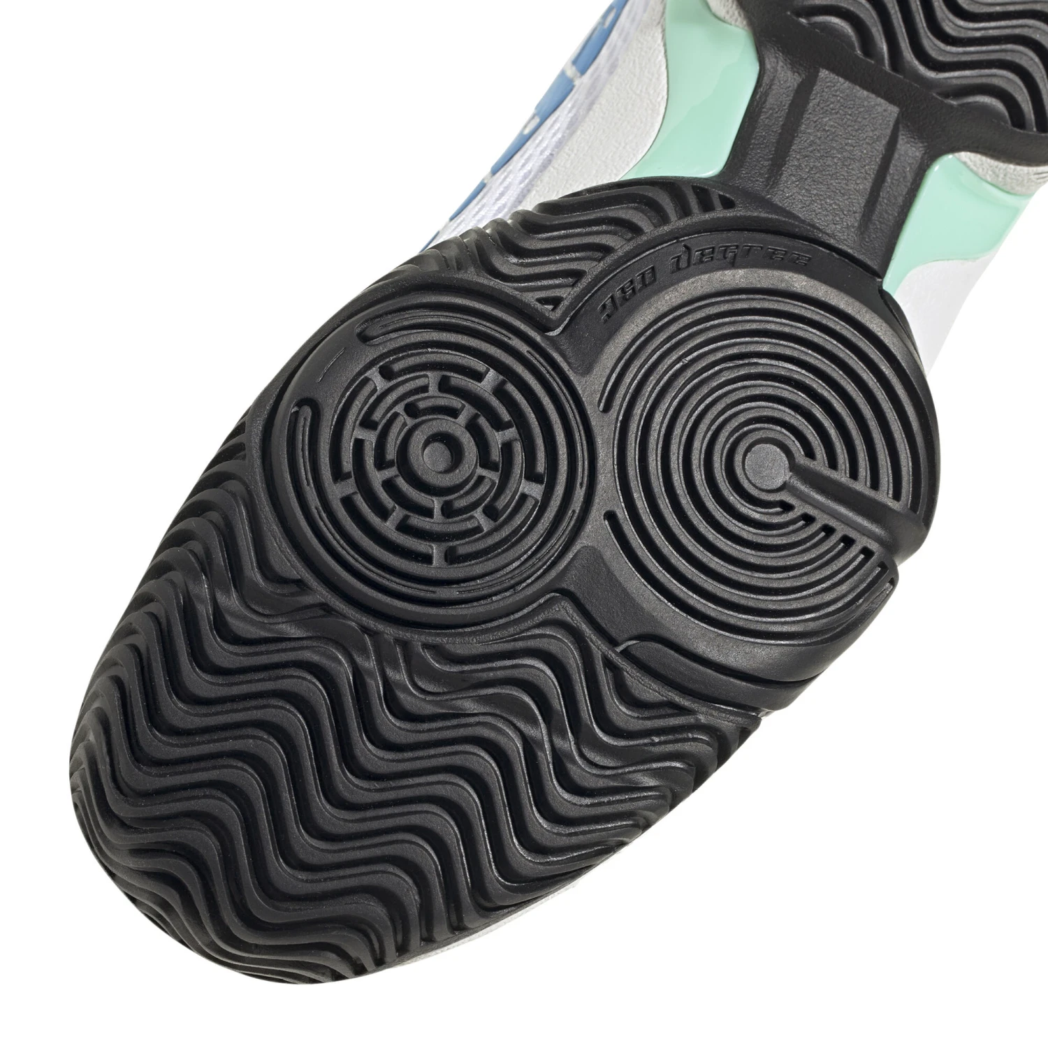 ADIDAS Barricade All Court Shoe Kids - White, Blue - Image 8