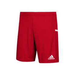 ADIDAS T19 Knee Shorts Men - Red, White