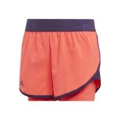 ADIDAS Club Shorts Girls - Coral, Dark Blue
