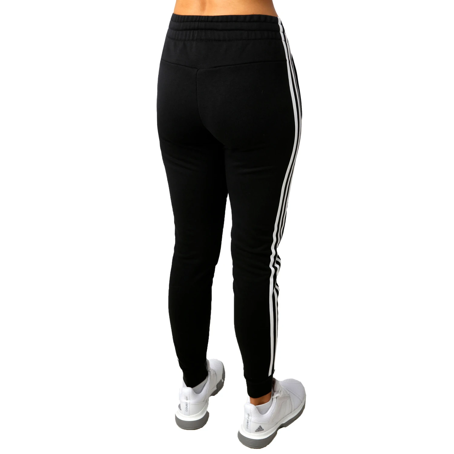 ADIDAS Essentials 3-Stripes Training Pants Women - Black, White - Image 2
