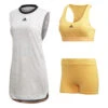ADIDAS New York Dress Women - Lightgrey, Yellow