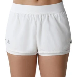 ADIDAS Club Shorts Women - White, Silver