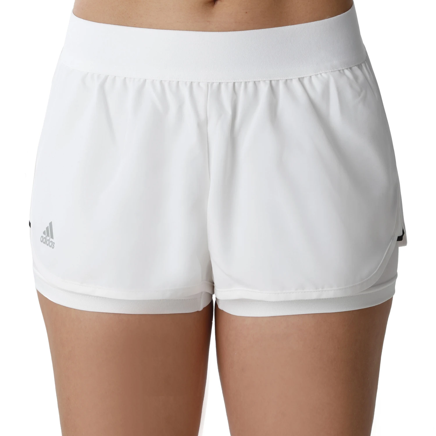 ADIDAS Club Shorts Women - White, Silver