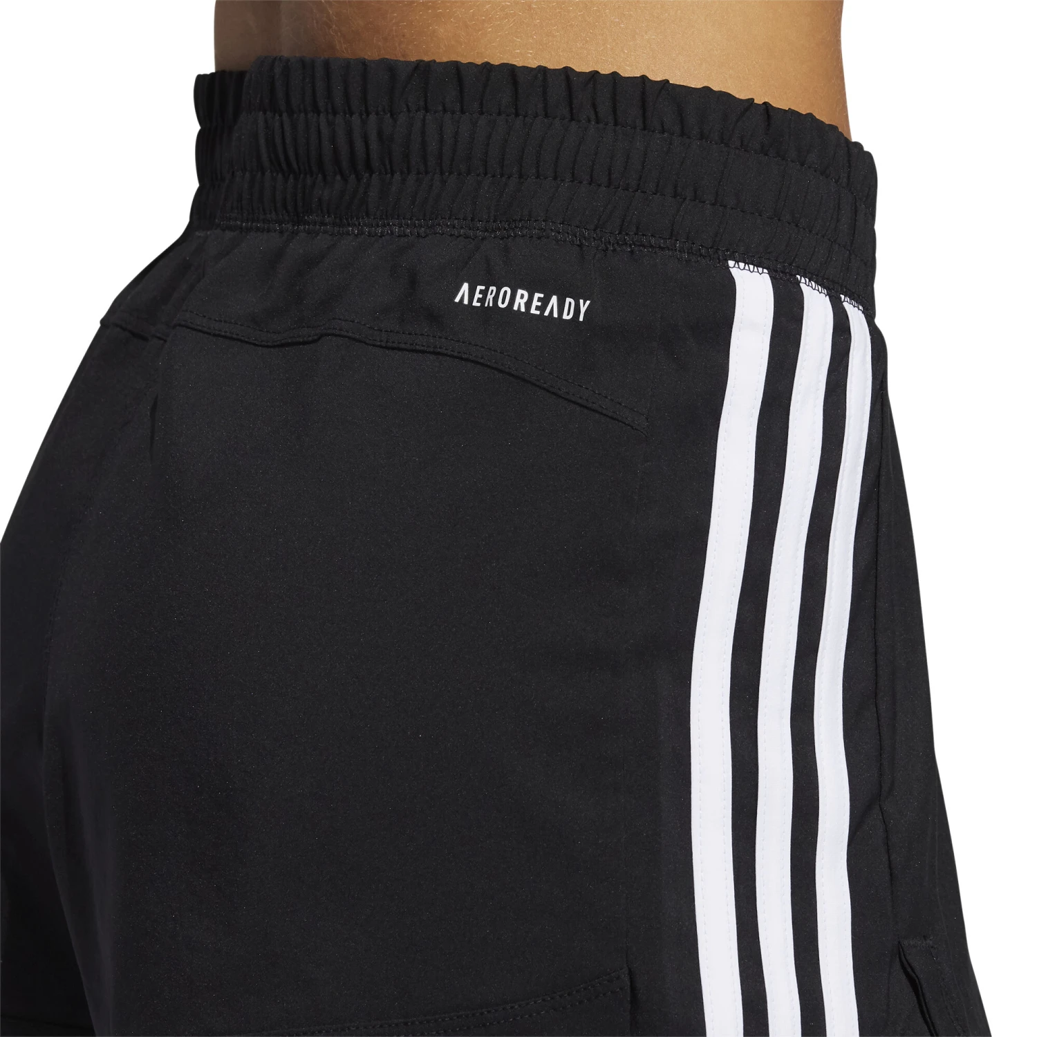 ADIDAS Pacer 3 Stripes 2in1 Shorts Women - Black, White - Image 5