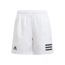ADIDAS Club 3 Stripes Shorts Boys - White, Black