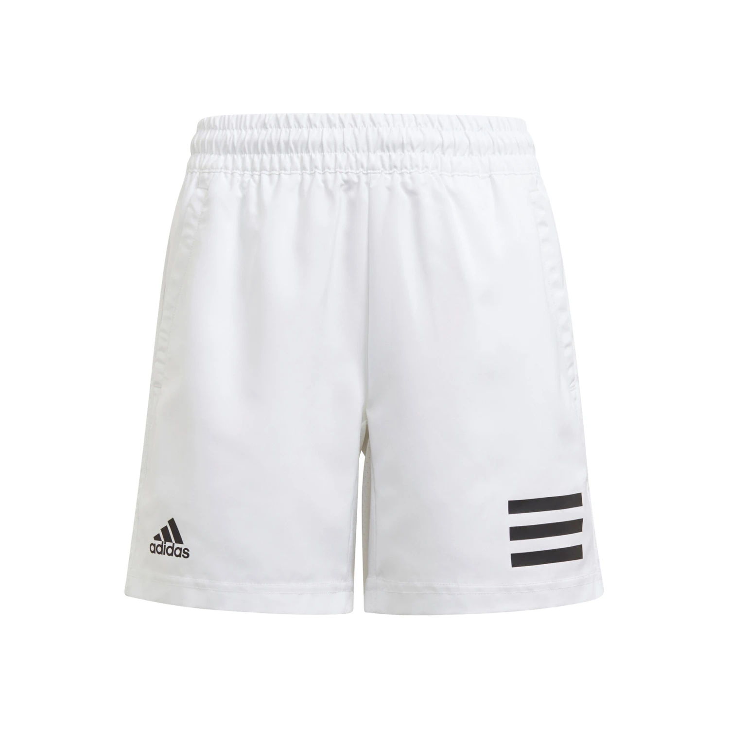 ADIDAS Club 3 Stripes Shorts Boys - White, Black